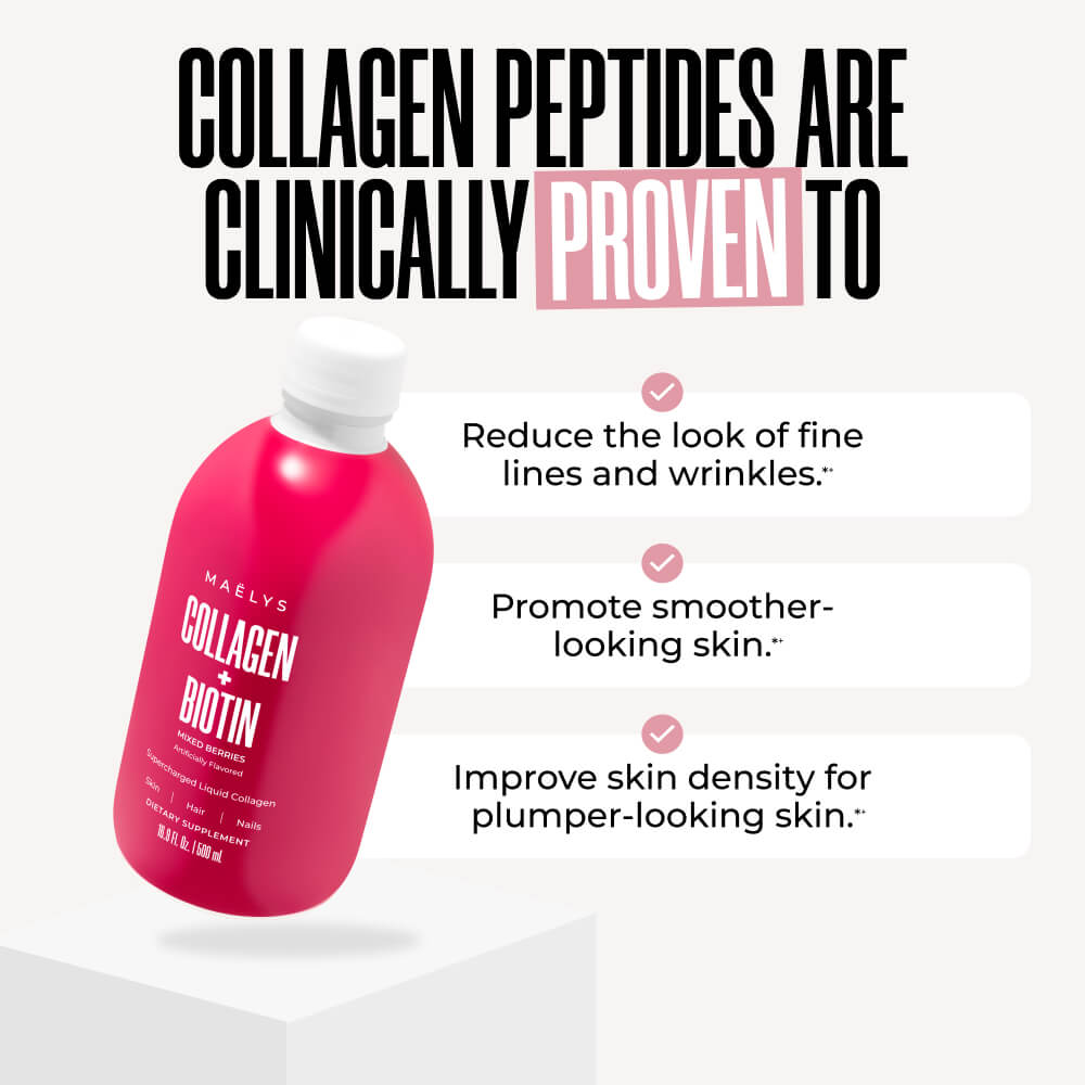 Super Charged Liquid Collagen &#x2B; Biotin (Orange Peach)